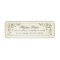 Elegant Vintage Antique Return Address
