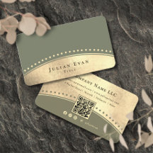 Elegant Vintage Arch Glitter Gold Sage Green