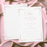 Elegant Vintage Baroque Dusty Pink Wedding