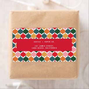 Élégant vintage baubles rétro Noël