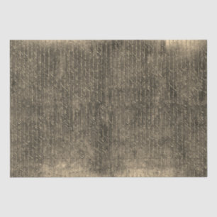 Elegant Vintage Beige Sepia Handwritten Letter  Tissue Paper