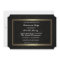 Elegant Vintage Black & Gold Retirement Party