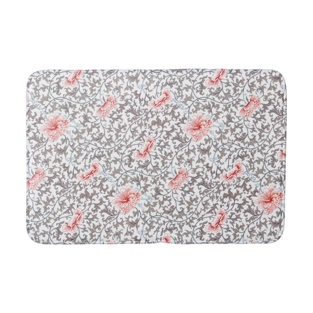 Elegant Vintage Botanical in Neutral Colours Bath Mat (Front)