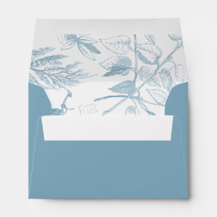 Elegant Vintage Botanical Wedding Envelopes