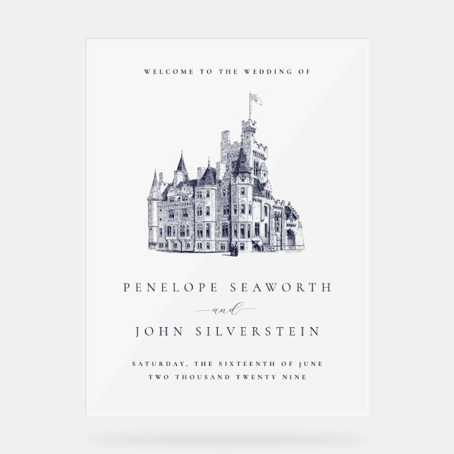Elegant Vintage Castle Destination Wedding  (Recto)