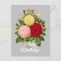 Elegant Vintage Céline Forestier Rose Birthday