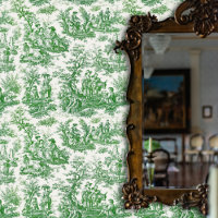 Elegant vintage classic pattern green