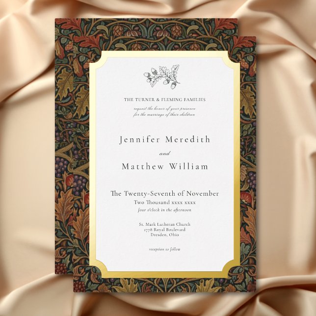 Elegant Vintage Cottage Botanical Fall Wedding (Creator Uploaded)
