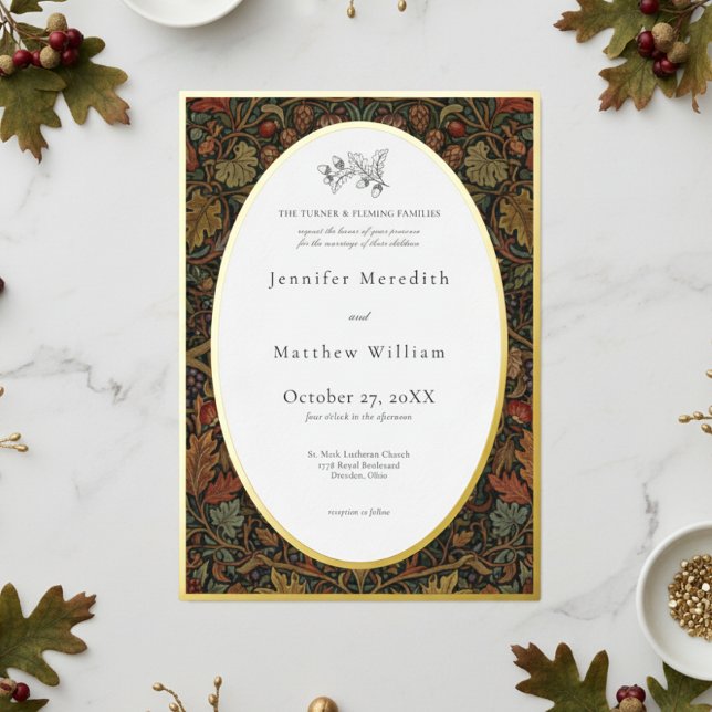 Elegant Vintage Cottage Botanical Fall Wedding (Creator Uploaded)