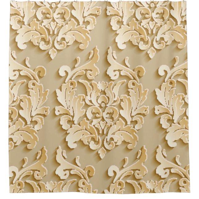Elegant Vintage Damask Pattern Texture (Front)
