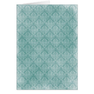 Elegant vintage damask pattern white faded grunge