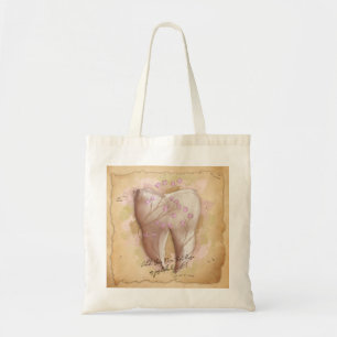 Elegant Vintage Dentist Dental Assistant Gift Tote Bag