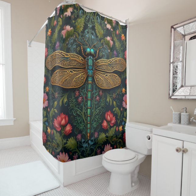 Elegant Vintage dragonfly boho botanical  (In Situ)