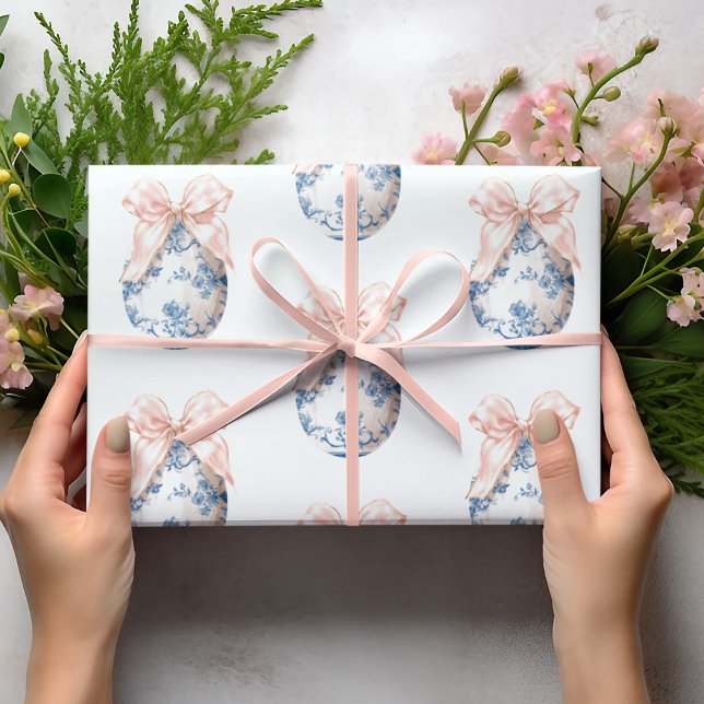 Elegant Vintage Easter Egg Wrapping Paper (Creator Uploaded)