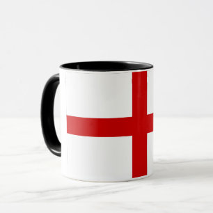 Elegant Vintage England Flag on Ceramic Mug