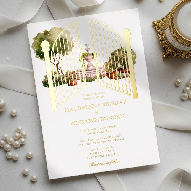 Elegant Vintage English Secret Garden Gate Wedding (Creator Uploaded)