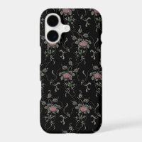 Elegant Vintage Engraved Roses