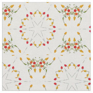 Elegant Vintage Floral Fabric