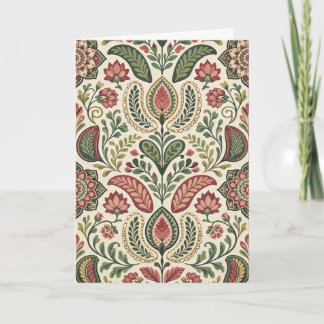Elegant Vintage Floral Greeting Card |