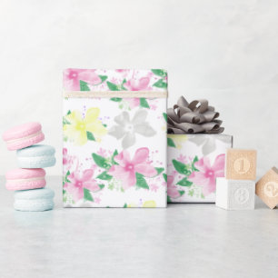 Elegant Vintage Floral Orchid Pastel  Wrapping Paper