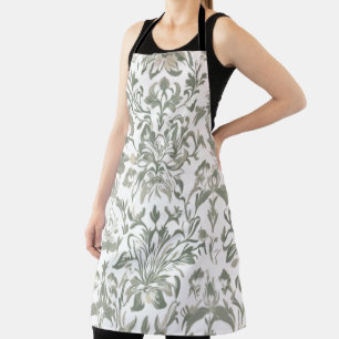 Elegant Vintage Floral Pattern Apron