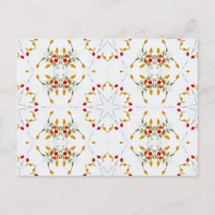 Elegant Vintage Floral Postcard