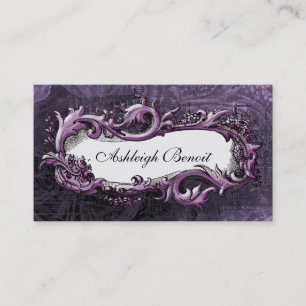 Elegant Vintage Frame Steampunk Business Card
