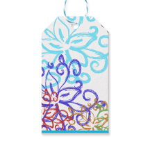Elegant vintage gift tag design