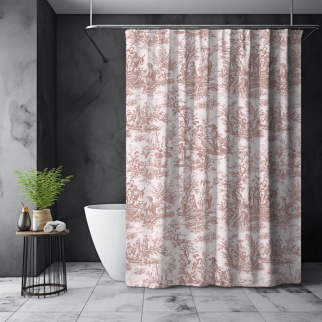 Elegant vintage light brown toile de jouy (Creator Uploaded)