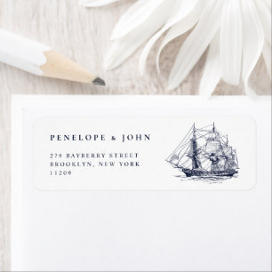Elegant Vintage Nautical Ship Destination Wedding