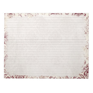 Elegant Vintage Notepad