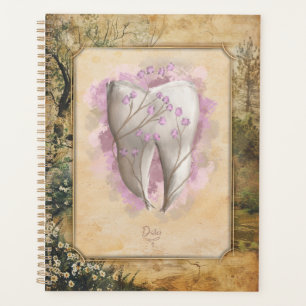 Elegant Vintage Old Fashioned Dental Gift Planner