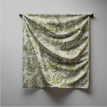 Elegant vintage olive green toile de jouy square scarf<br><div class="desc">Vintage retro olive green toile de jouy Scarf. Enhance your wardrobe with the timeless elegance of toile de jouy vintage designs, inspired by the exquisite patterns of french countryside scenes. These sophisticated Toile prints are an all time rage at the moment, beautiful designs that bring natural beauty and charm. This...</div>
