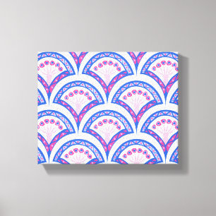 Elegant Vintage Ornamental Artwork Canvas Print