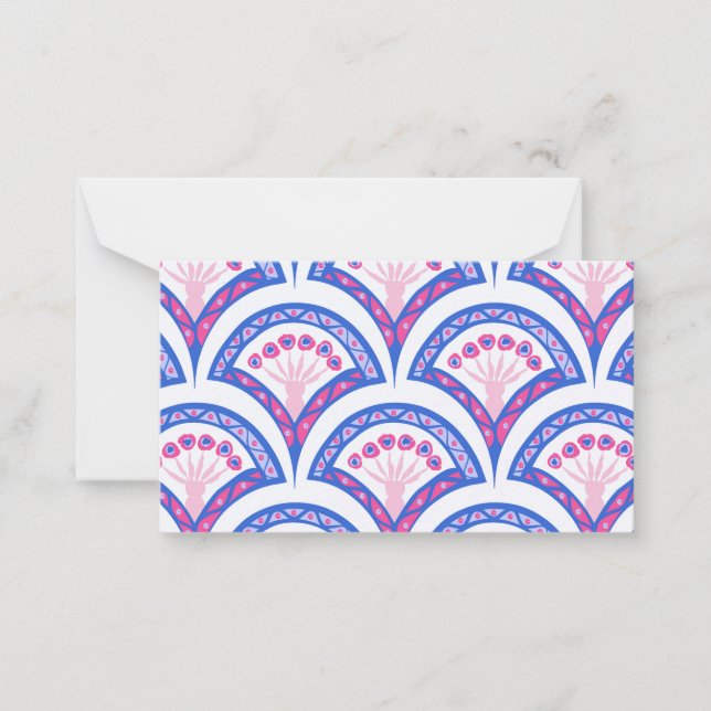 Elegant Vintage Ornamental Artwork Card (Front)