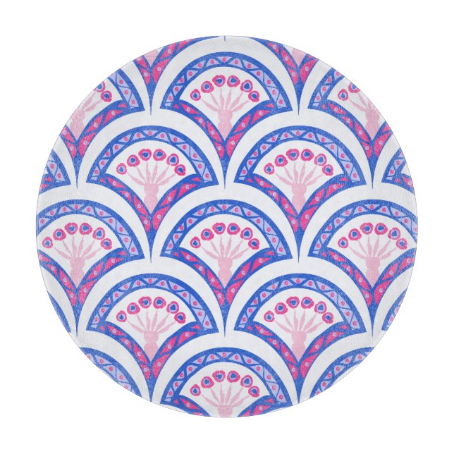 Elegant Vintage Ornamental Artwork Cutting Board (Front)