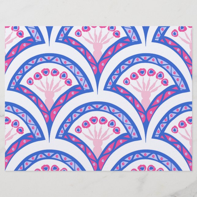 Elegant Vintage Ornamental Artwork Letterhead (Front)