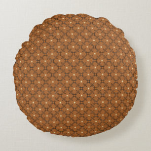 Elegant vintage quatrefoil Beethoven cover CC1252 Round Pillow