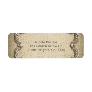 Elegant Vintage Rustic Burlap Lace Western Wedding