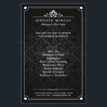 Elegant Vintage Shadow Damask Beauty Salon Flyer<br><div class="desc">Elegant Vintage Shadow Damask Beauty Salon Flyer Template. You can add additional information on the back.
(1) For further customization,  please click the "customize further" link and use our design tool to modify this template. 
(2) If you need help or matching items,  please contact me.</div>