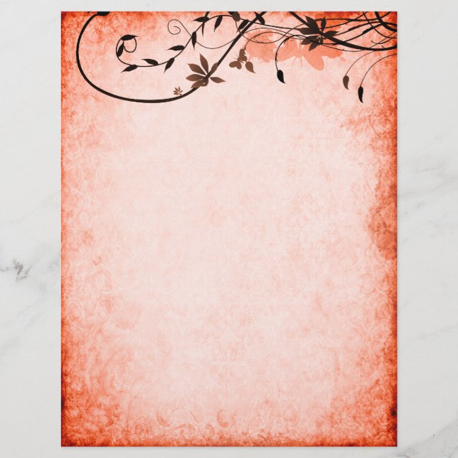Elegant vintage stationery paper (Front)