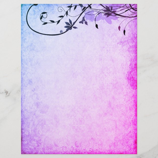 Elegant vintage stationery paper (Front)