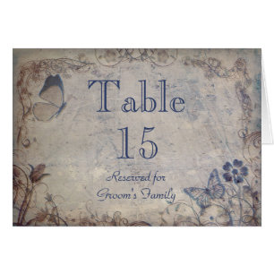 Elegant  Vintage Table Seating Name Card