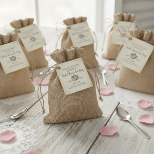 Elegant Vintage Tea Party   Bridal Shower Favour Tags