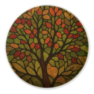 Elegant Vintage Tree Ceramic Knob
