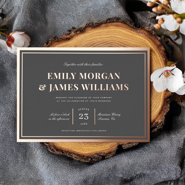Elegant Vintage Typography Frame Wedding REAL (Creator Uploaded)