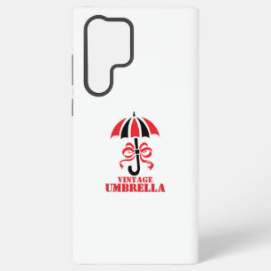 Elegant Vintage Umbrella with Ribbon Bow Design Samsung Galaxy Case