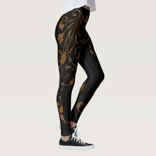 Elegant, Vintage, Victorian Steampunk Leggings