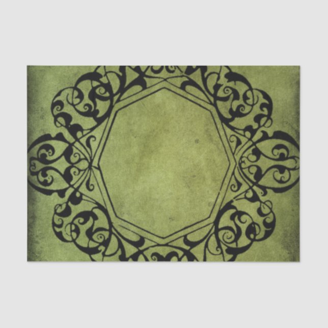 Elegant Vintage Victorian Style Design Tissue Paper (Front)