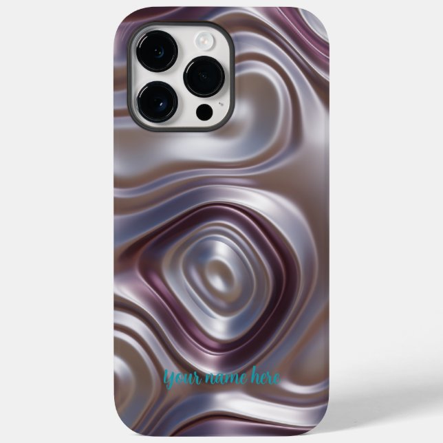 Élégant violet argenté iPhone / coque ipad (Verso)